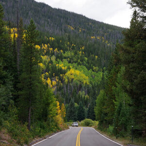 Rocky Mountain Road Canvas Print